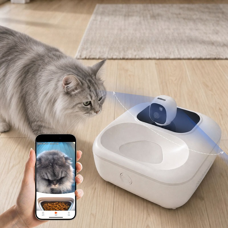 Wet Food Automatic Pet Feeder Refrigerated - Intelligent wet food feeder New type