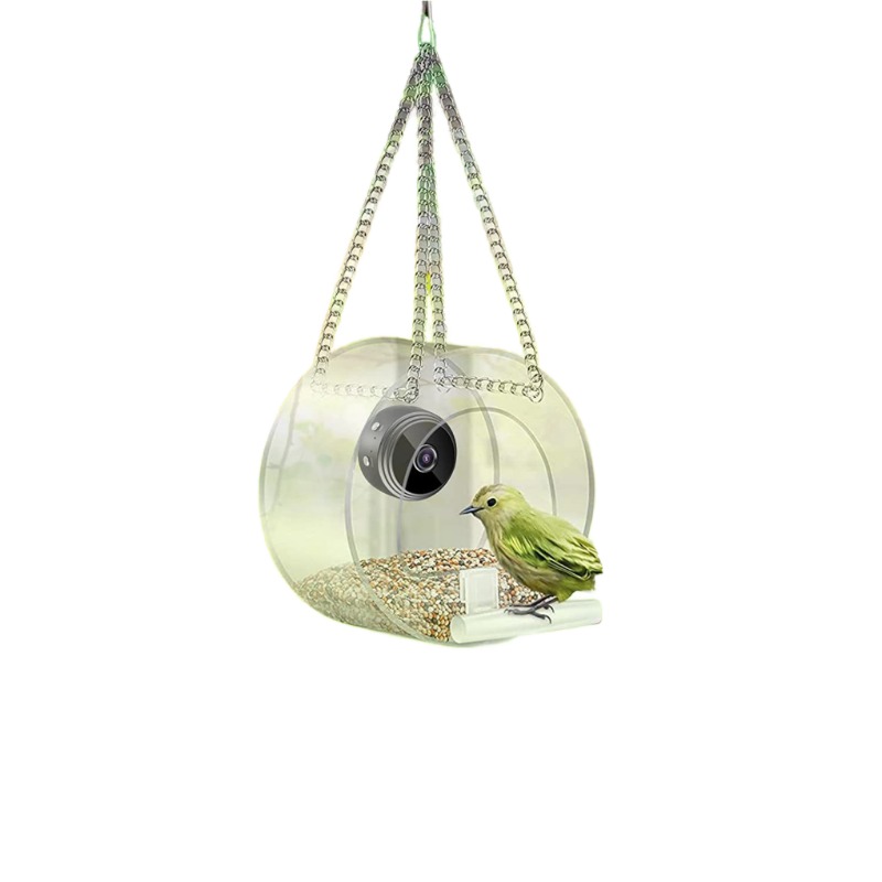 Smart Pet Feeder Camera 1080P Wifi - Smart 1080P Mini Bird Feeder with