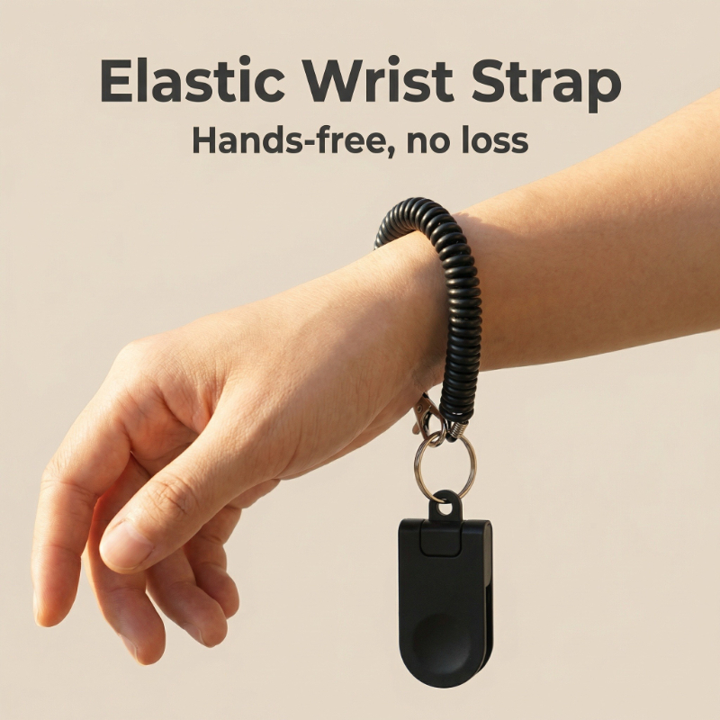 Dog Clicker Training With Wrist Strap - 1 Dog Training Snap Button Pet