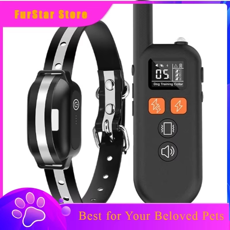 Dog Training Collar Remote 1000M Beep - FurStarDog Training Shock Collar With Remote