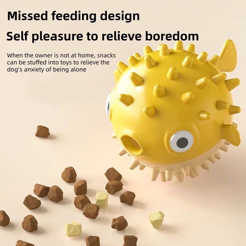 Interactive Bouncing Fish Trea - огляд і ціна Dog Slow Feeder Puzzle Toy Interactive