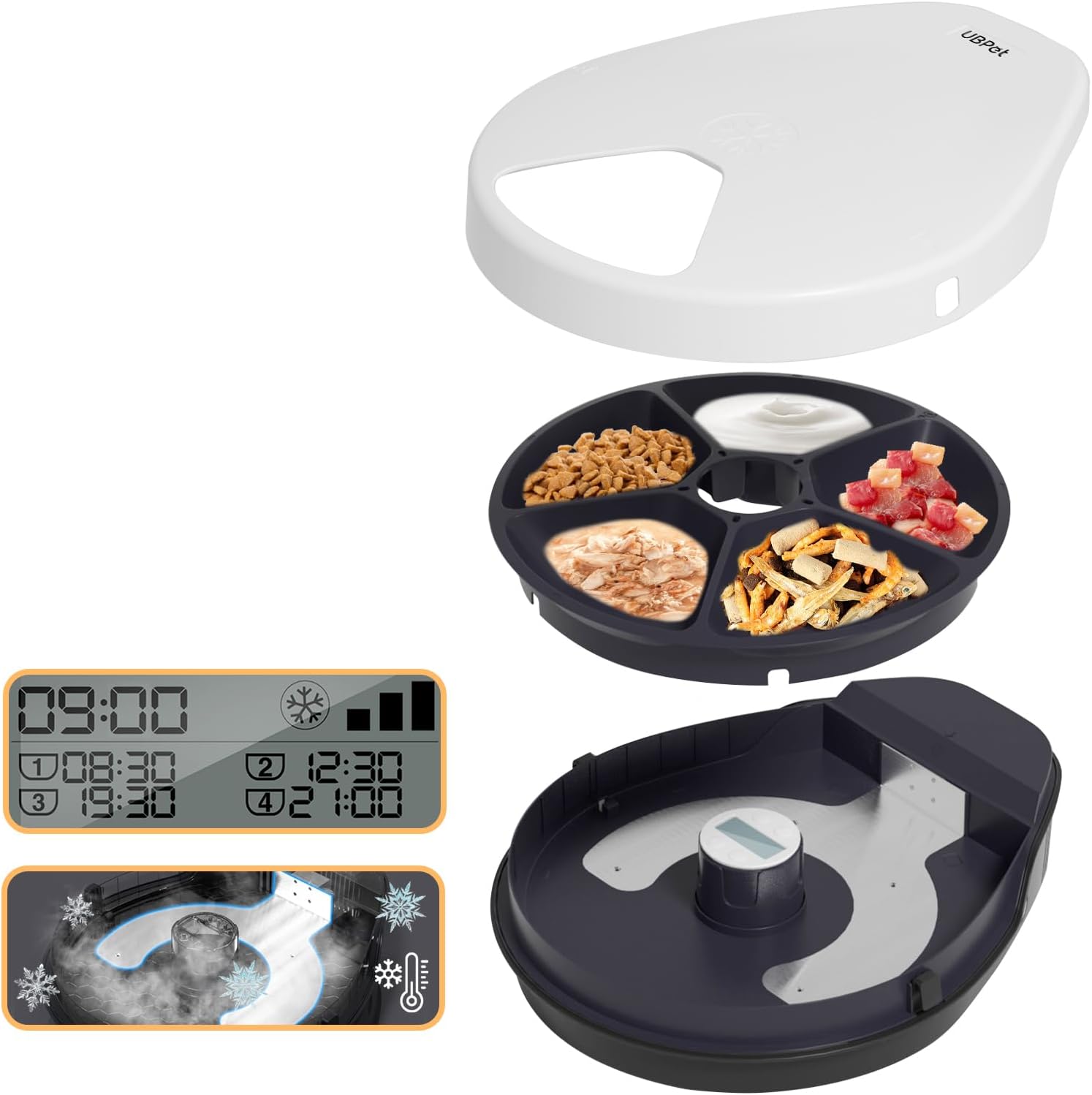 Automatic Wet Cat Food Feeder  - огляд і ціна Wet Food Automatic Pet Feeder Refrigerated