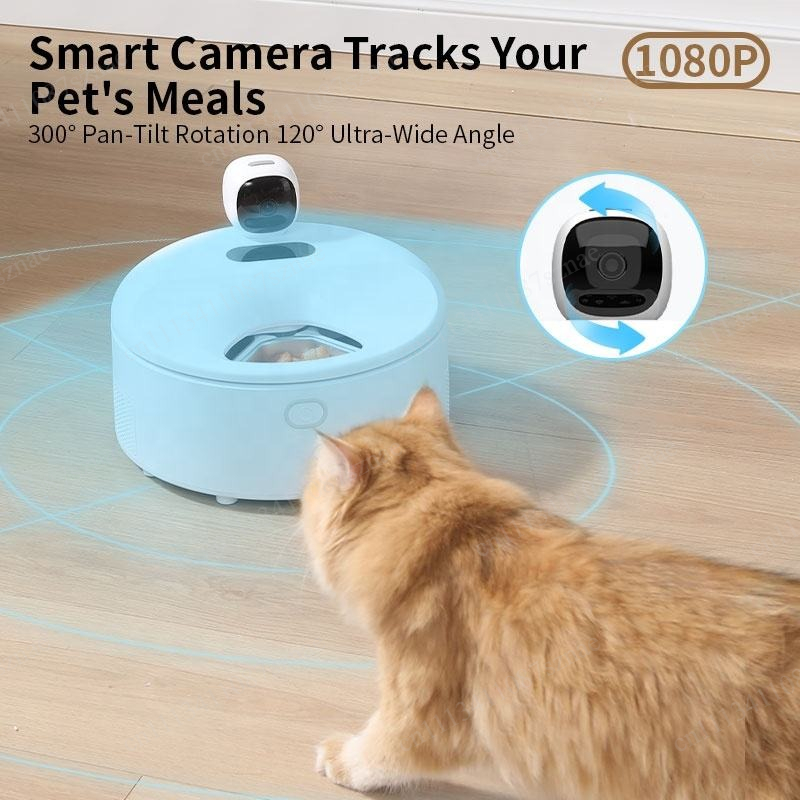 Automatic Cat Feeder Wet Food  - огляд і ціна Wet Food Automatic Pet Feeder Refrigerated