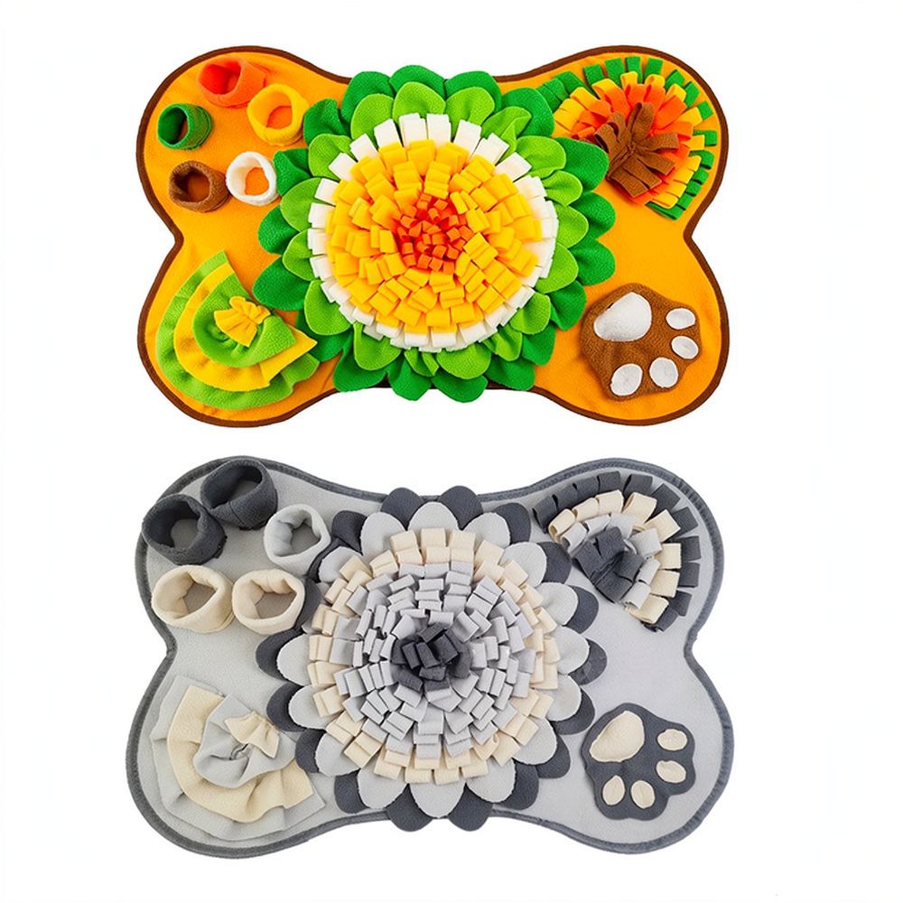 Dog Snuffle Mat Bone Design Pe - огляд і ціна Dog Slow Feeder Puzzle Toy Interactive
