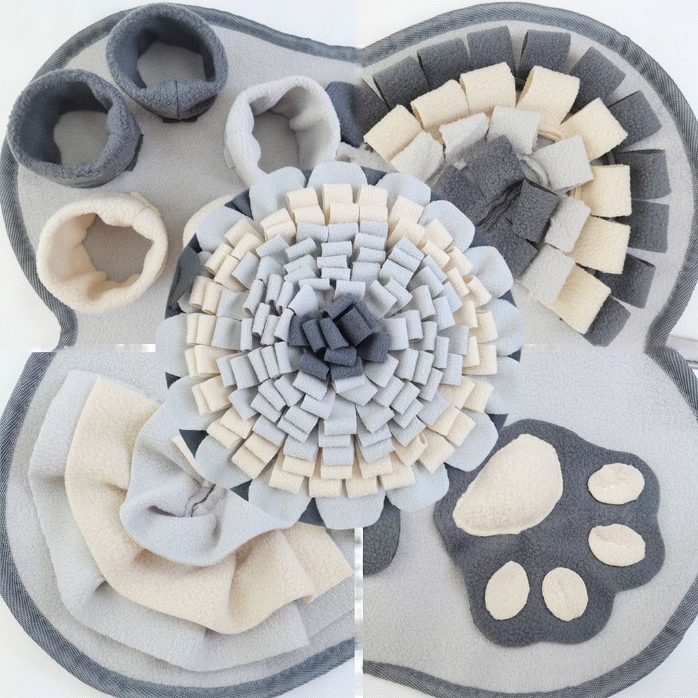 Dog Snuffle Mat Bone Design Pe - огляд і ціна Dog Slow Feeder Puzzle Toy Interactive