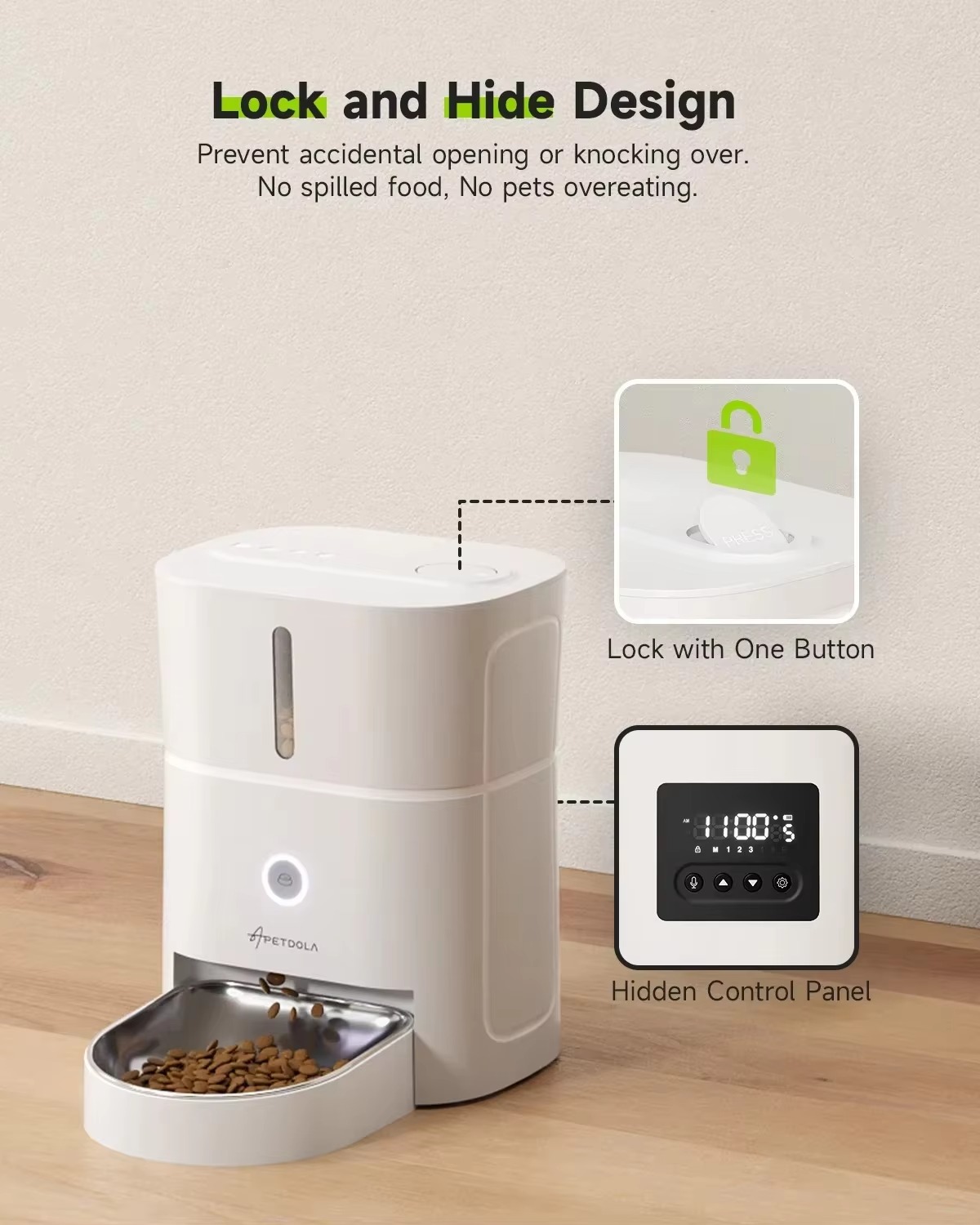 FurStarAPETDOLA 4L Automatic C - огляд і ціна Timed Cat Dog Food Dispenser 4L