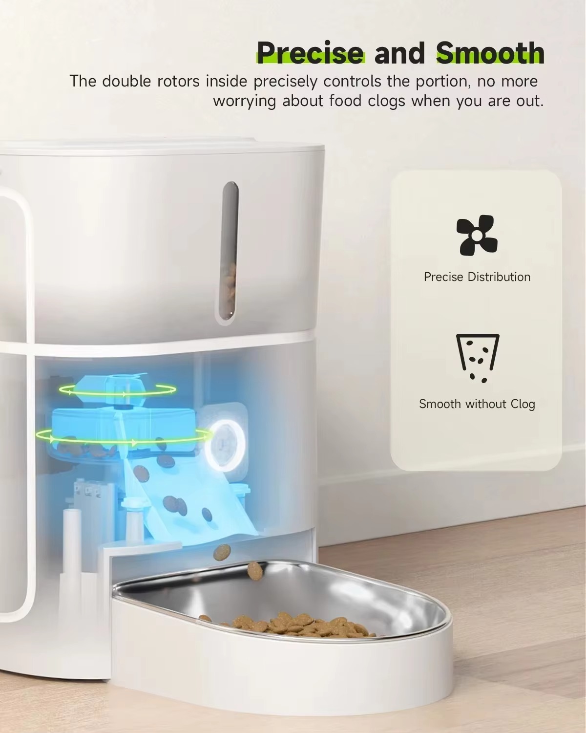 FurStarAPETDOLA 4L Automatic C - огляд і ціна Timed Cat Dog Food Dispenser 4L