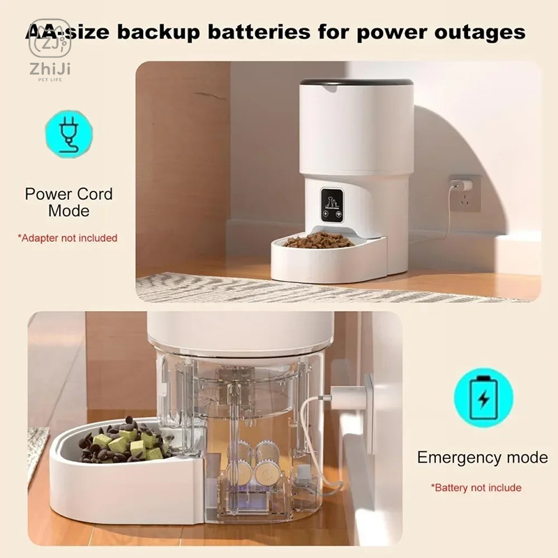 WiFi Automatic Cat Feeder 4L 2 - огляд і ціна Timed Cat Dog Food Dispenser 4L