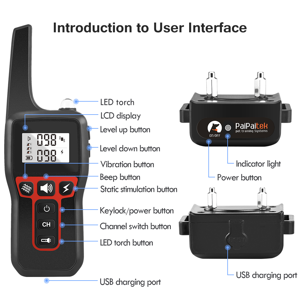 Dog Training Collar with Remot - огляд і ціна Dog Training Collar Remote 1000M Beep