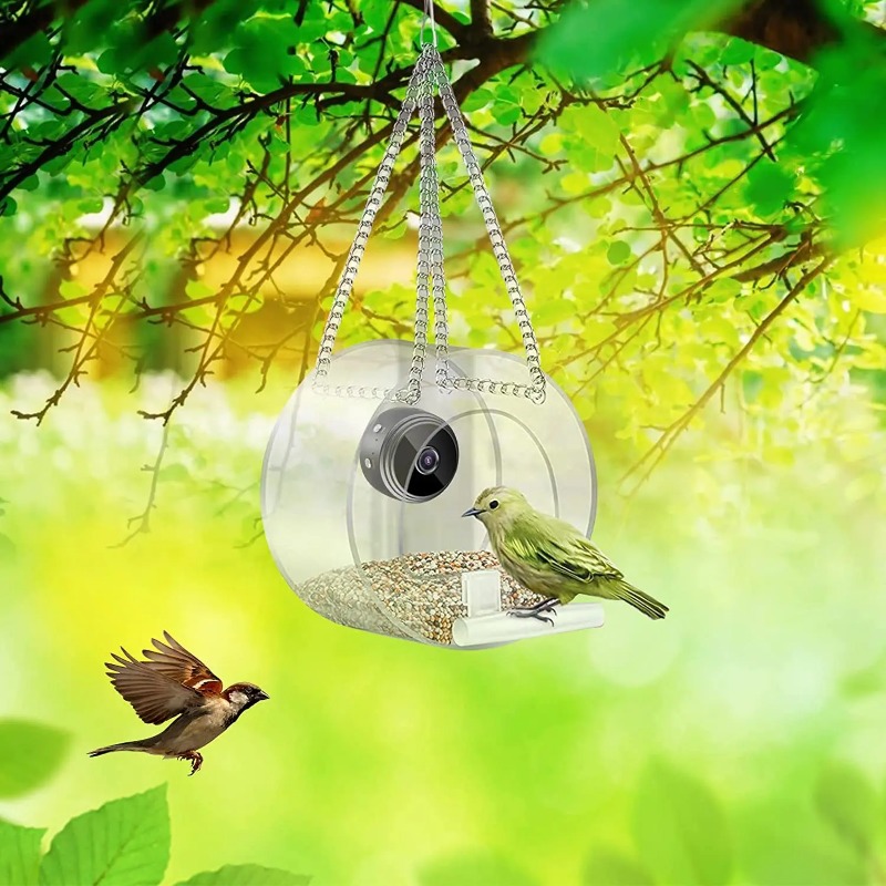 Smart 1080P Mini Bird Feeder w - огляд і ціна Smart Pet Feeder Camera 1080P Wifi