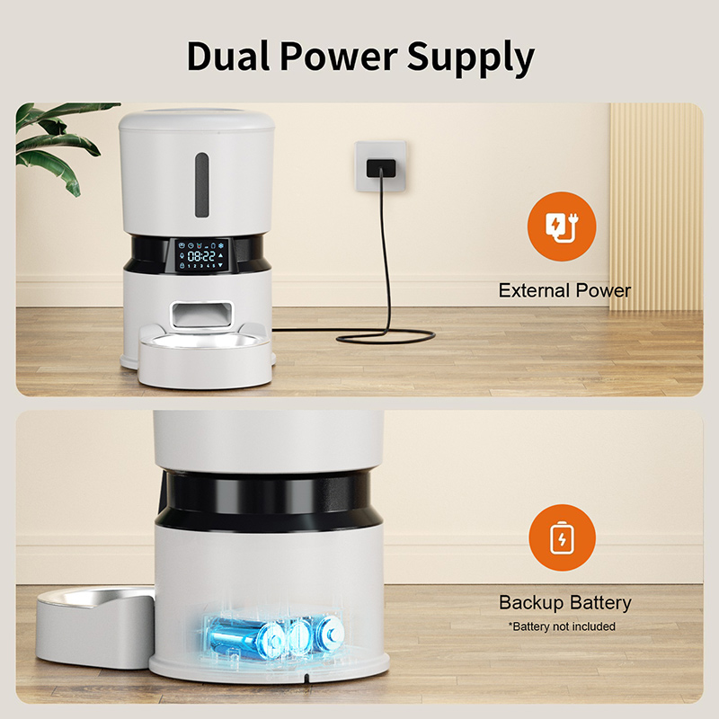 4L Smart Cat Feeder Automatic  - огляд і ціна Timed Cat Dog Food Dispenser 4L