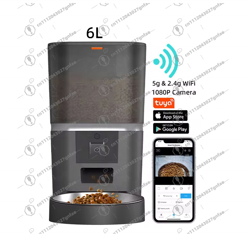 Smart WiFi Stainless Steel Bow - огляд і ціна Smart Pet Feeder Camera 1080P Wifi