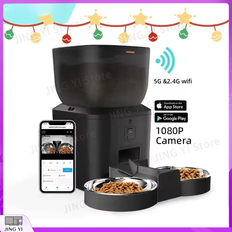 Automatic Pet Feeder with 1080 - огляд і ціна Smart Pet Feeder Camera 1080P Wifi