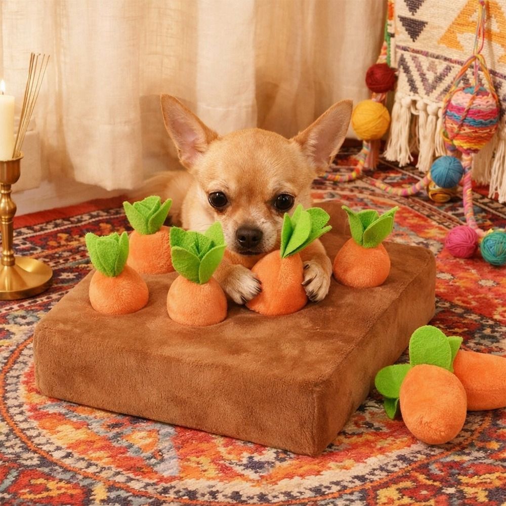 Stress Relief Carrot Snuffle M - огляд і ціна Snuffle Mat For Dogs Foraging Mental