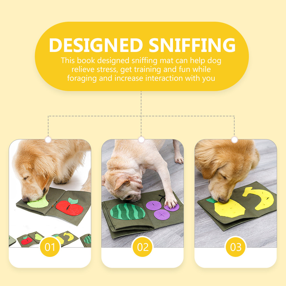 Snuffle Mat for Dogs Book Shap - огляд і ціна Snuffle Mat For Dogs Foraging Mental