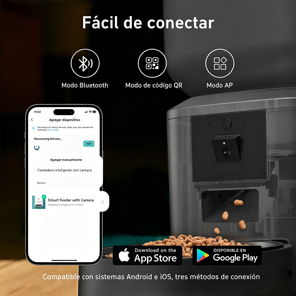Nityers 8L Automatic Cat Feede - огляд і ціна Smart Pet Feeder Camera 1080P Wifi