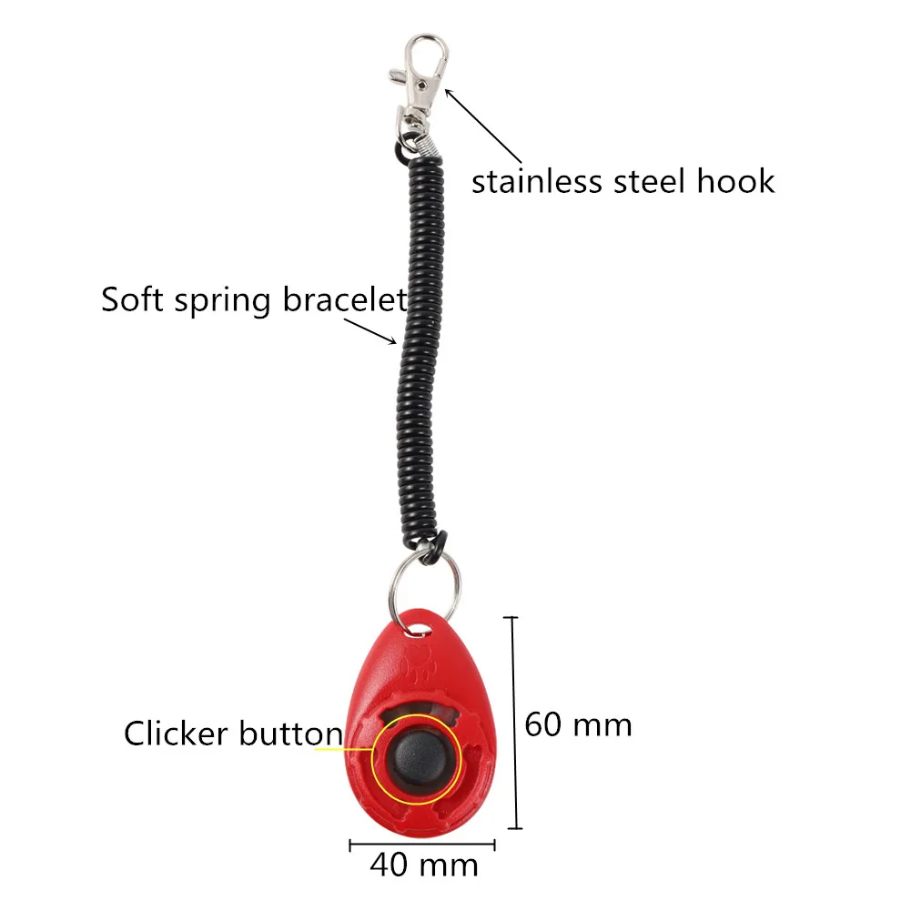 Dog Training Clicker Pet Cat P - огляд і ціна Dog Clicker Training With Wrist Strap