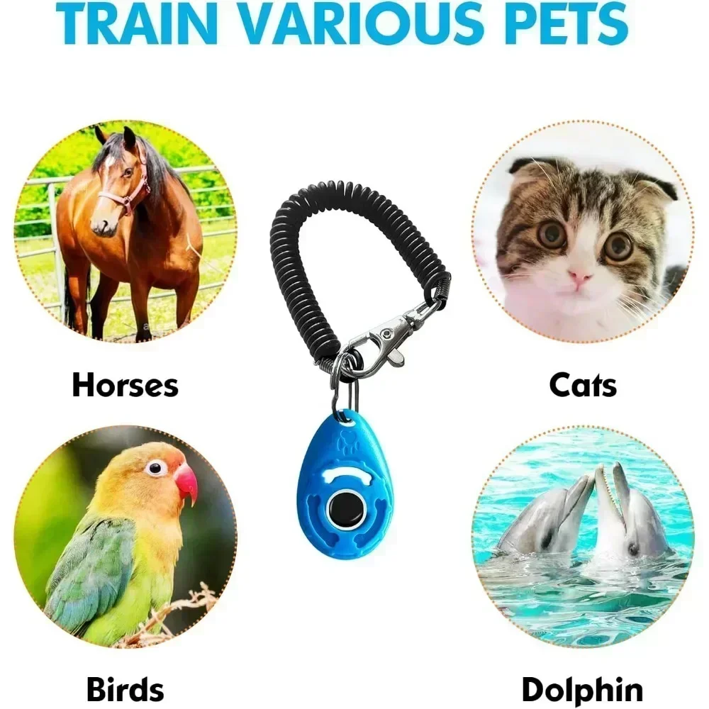 Dog Training Clicker Easy To U - огляд і ціна Dog Clicker Training With Wrist Strap