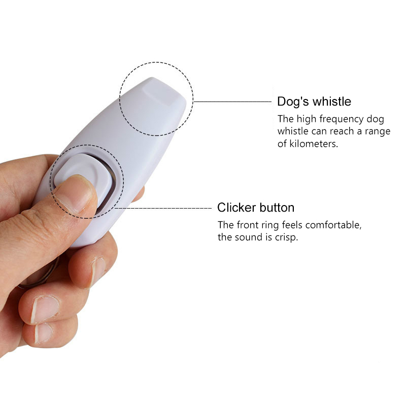 2 In 1 Pet Dog Training Clicke - огляд і ціна Dog Clicker Training With Wrist Strap