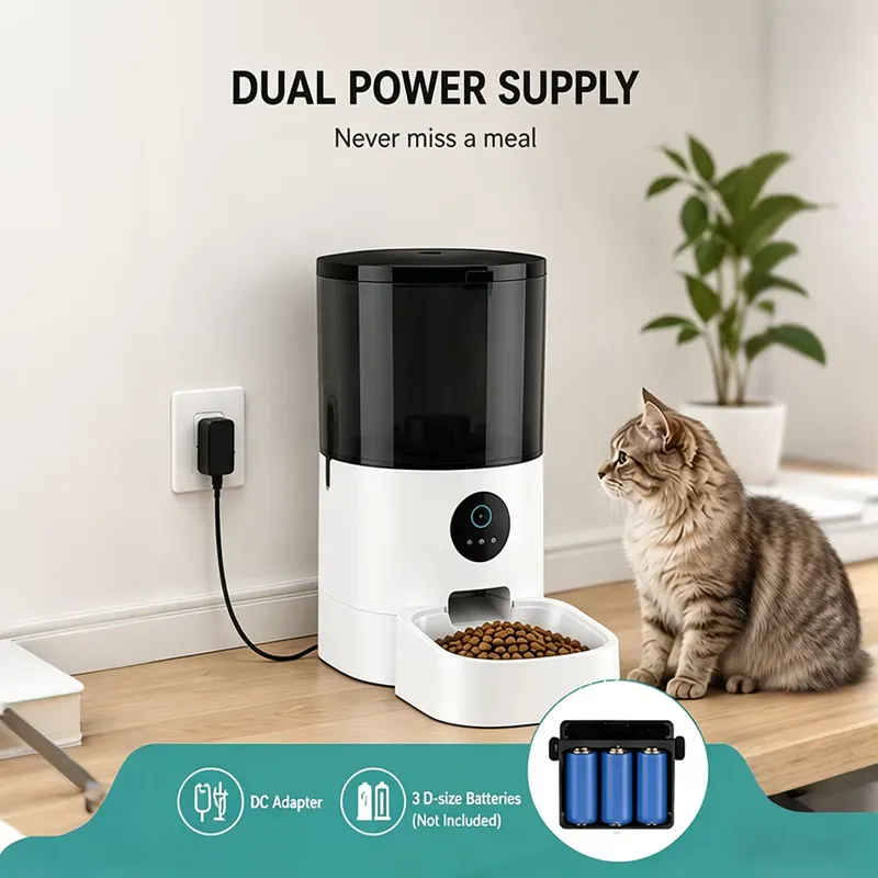 OEM Smart Programmable Charge  - огляд і ціна Timed Cat Dog Food Dispenser 4L