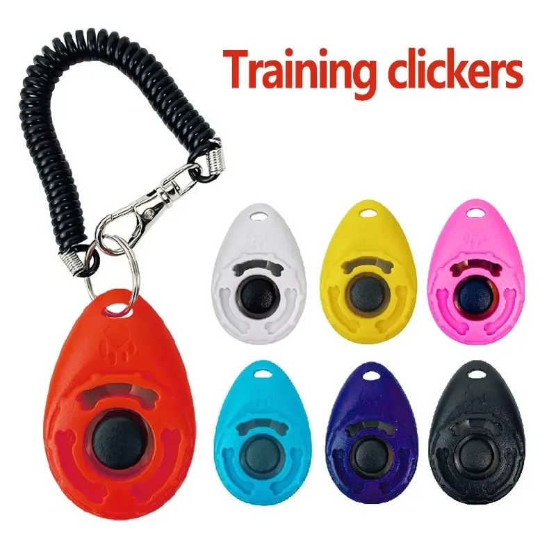 Dog Training Clicker Aid Adjus - огляд і ціна Dog Clicker Training With Wrist Strap