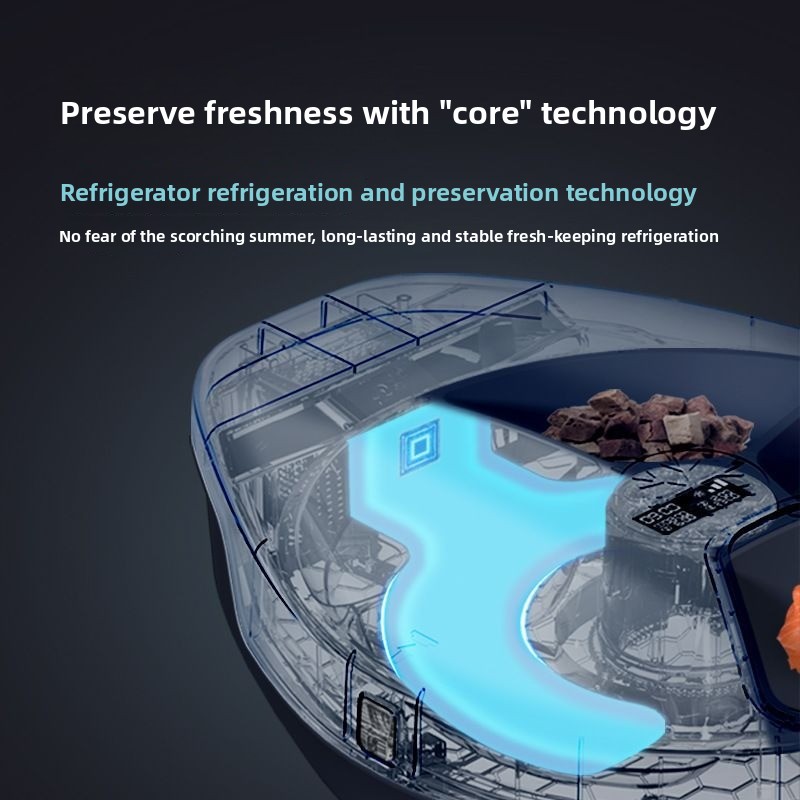Pet refrigerator automatic wet - огляд і ціна Wet Food Automatic Pet Feeder Refrigerated