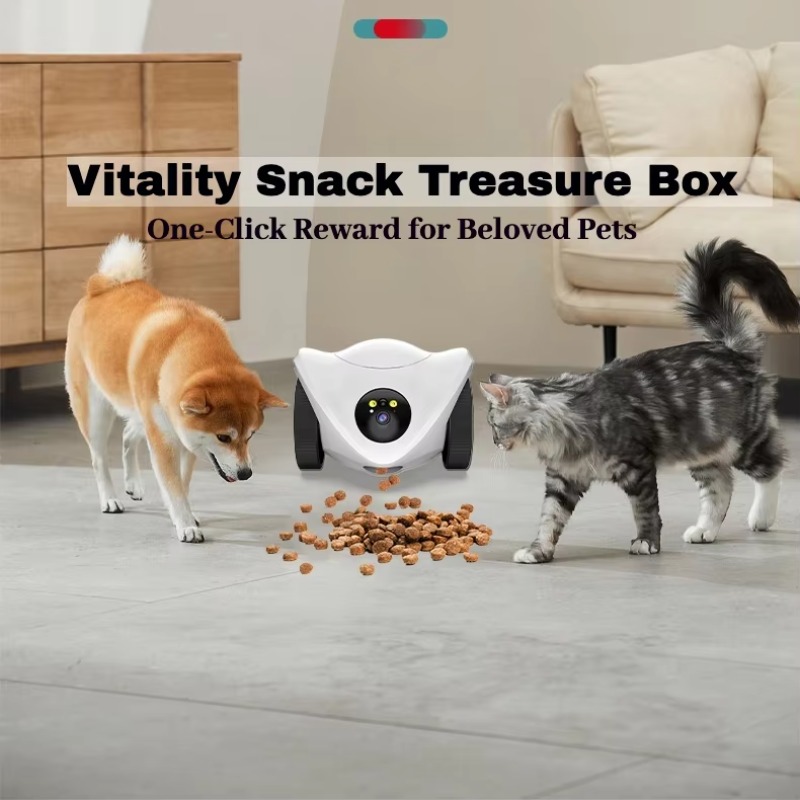 Custom Smart Pet Robot Laser T - огляд і ціна Pet Treat Dispenser Camera Interactive
