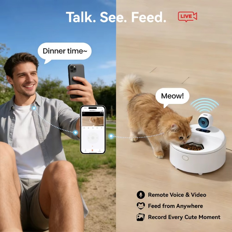 2026 Smart Wet Food Feeder Aut - огляд і ціна Wet Food Automatic Pet Feeder Refrigerated