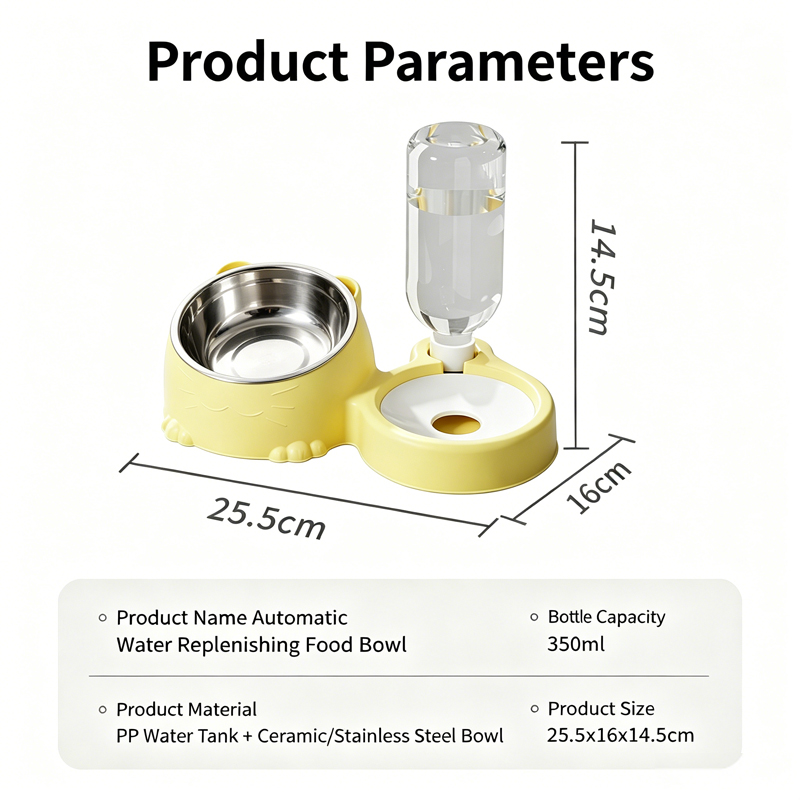 Pet Dual Bowl, Automatic Water - огляд і ціна Automatic Pet Feeder Dual Bowl Stainless