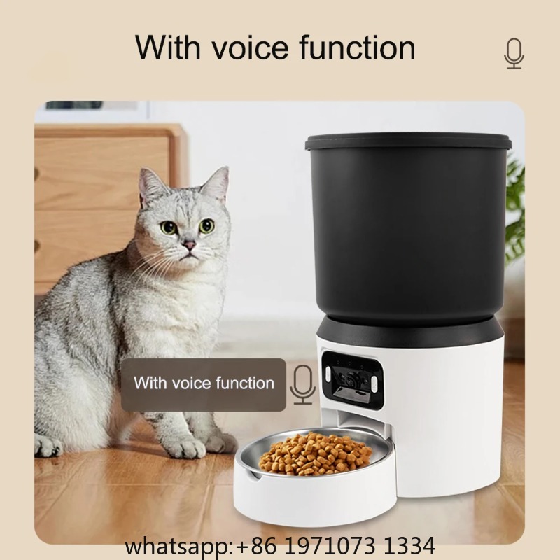 4L Automatic Cat Feeder - Time - огляд і ціна Timed Cat Dog Food Dispenser 4L