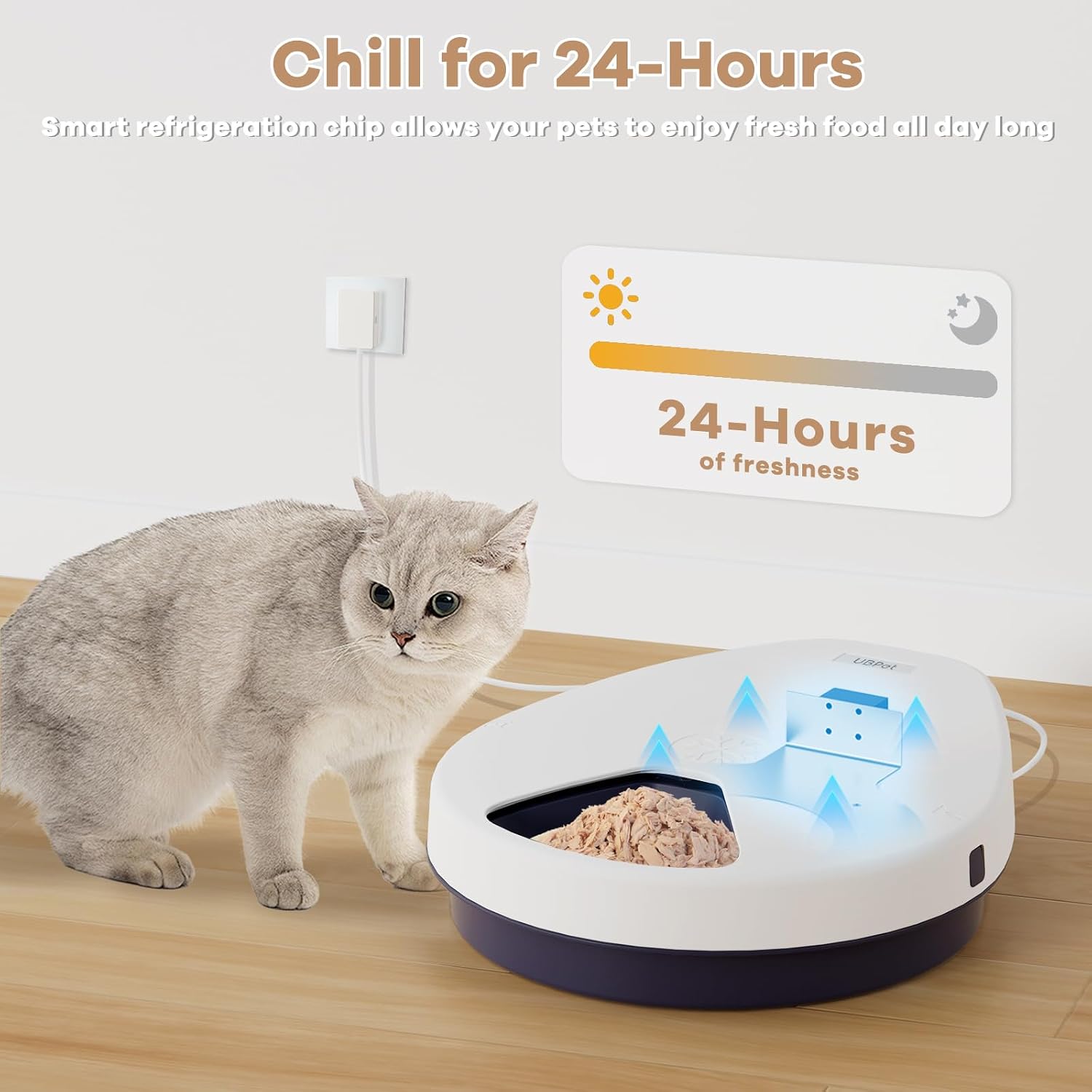 Refrigerated Automatic Wet Foo - огляд і ціна Wet Food Automatic Pet Feeder Refrigerated