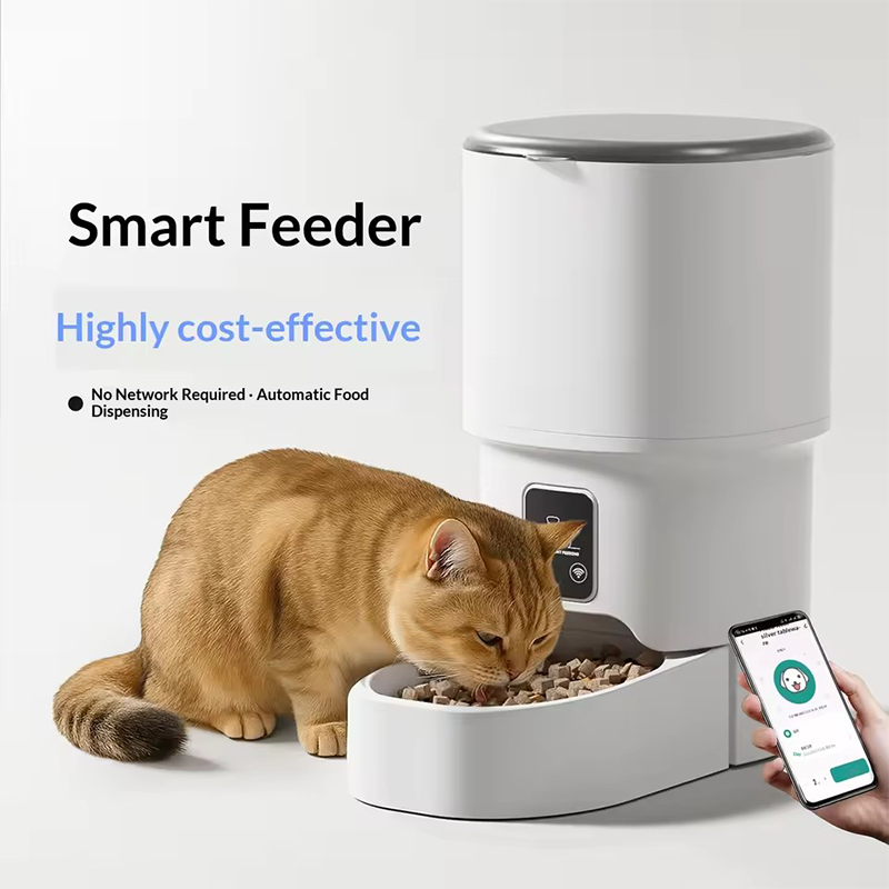 4L WIFI Button Automatic Cat F - огляд і ціна Timed Cat Dog Food Dispenser 4L