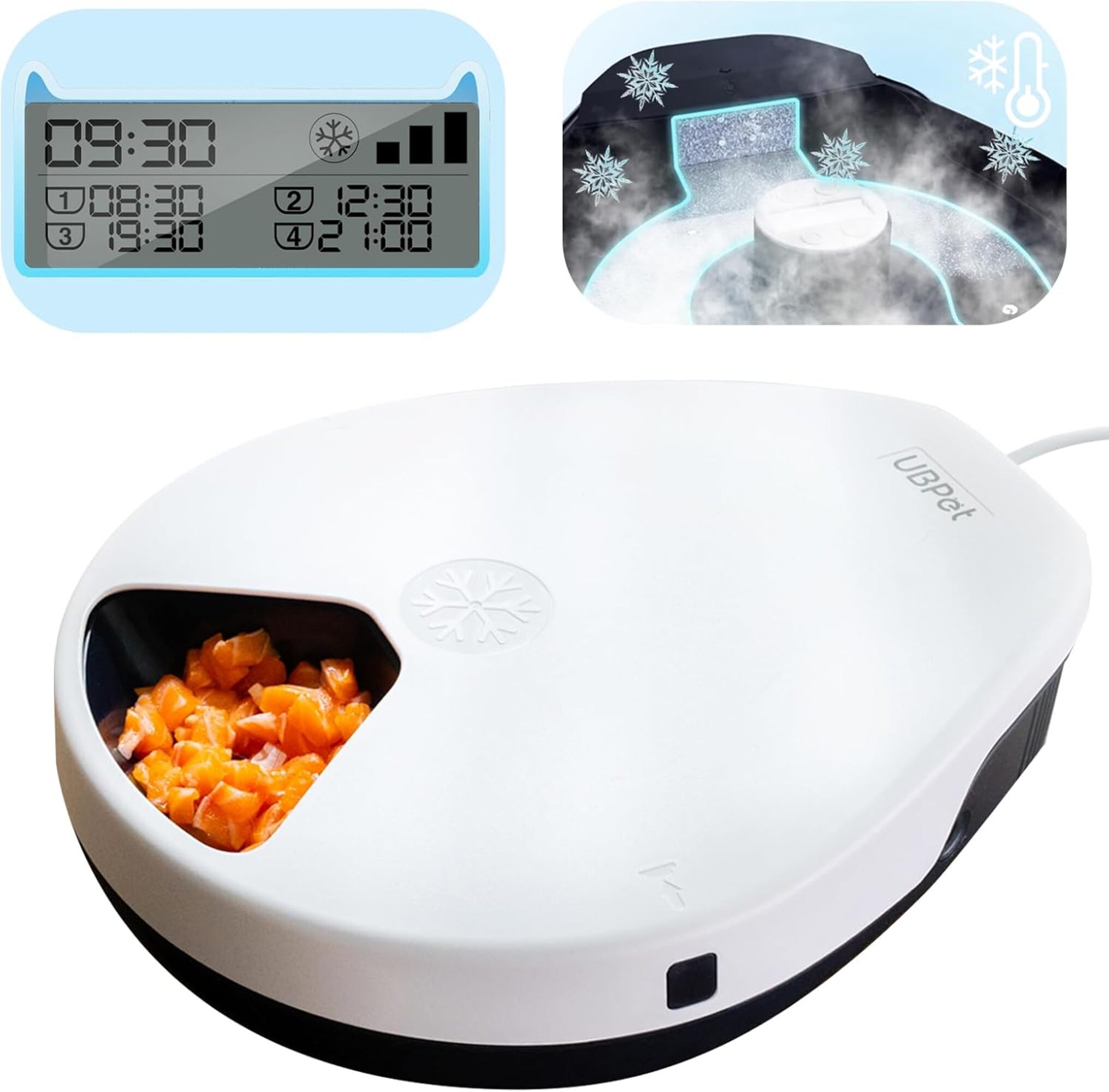 UBPET Automatic Cat Feeder Wet - огляд і ціна Wet Food Automatic Pet Feeder Refrigerated