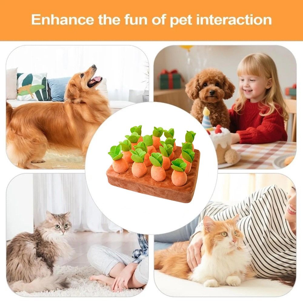 Stress Relief Carrot Snuffle M - огляд і ціна Snuffle Mat For Dogs Foraging Mental