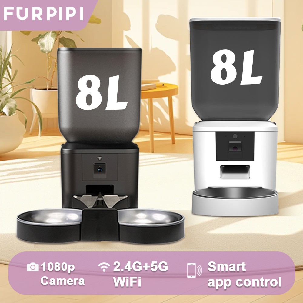 5G Automatic Cat Feeder With 1 - огляд і ціна Smart Pet Feeder Camera 1080P Wifi