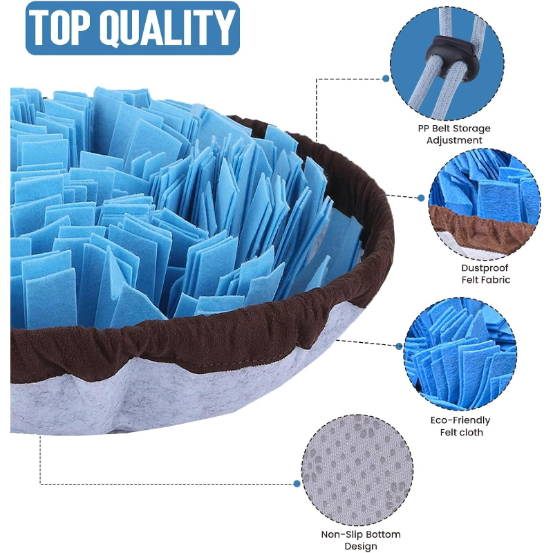 Snuffle Mat for Dogs Adjustabl - огляд і ціна Snuffle Mat For Dogs Foraging Mental