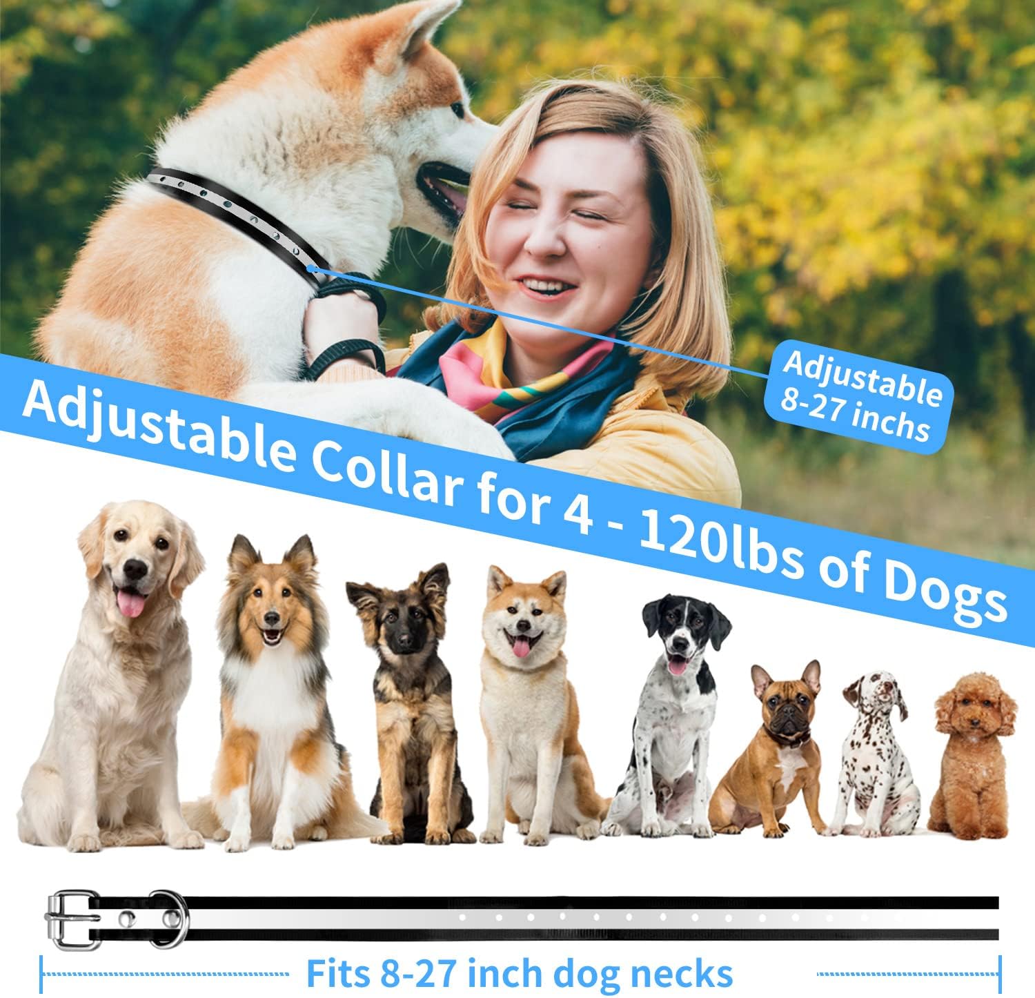 Shock-Free Remote Dog Training - огляд і ціна Dog Training Collar Remote 1000M Beep