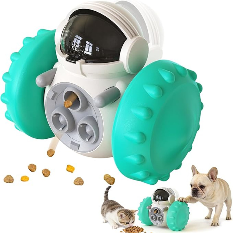 Dog Cat Wobble Treat Dispenser - огляд і ціна Dog Slow Feeder Puzzle Toy Interactive