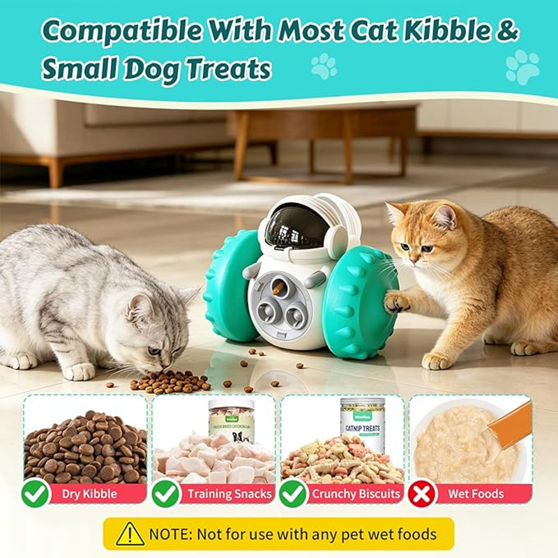 Dog Cat Wobble Treat Dispenser - огляд і ціна Dog Slow Feeder Puzzle Toy Interactive